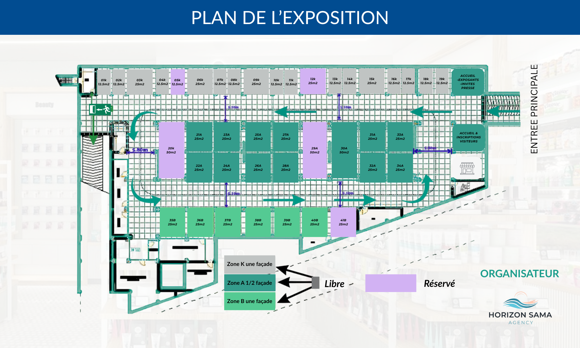 Plan du site — Wasfa EXPO, Rusica Park